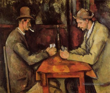 Les joueurs de cartes Paul Cézanne Peinture décoratif